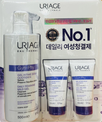 유리아쥬 진피 데일리 여성청결제 500ml + 50ml x 2