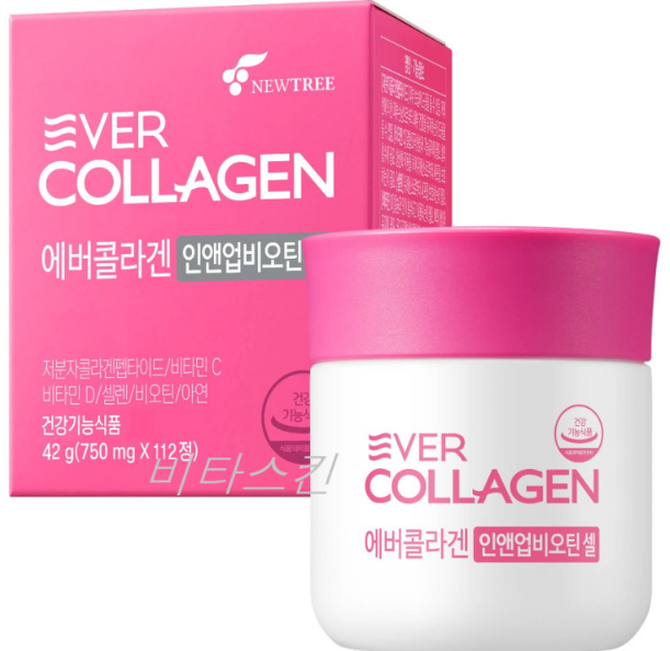 에버콜라겐 인앤업 플러스 750mg x 112정