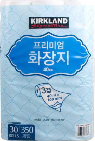 클랜드 시그니춰 프리미엄 3겹 화장지40m x 30롤x 2