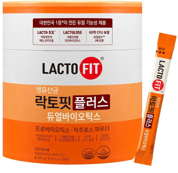 종근당건강 락토핏 플러스 듀얼바이오틱스 2000mg x 200포