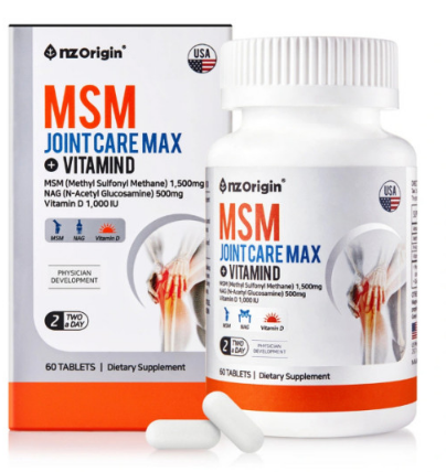 엔젯오리진 MSM 조인트케어맥스비타민D 60정 x 2입