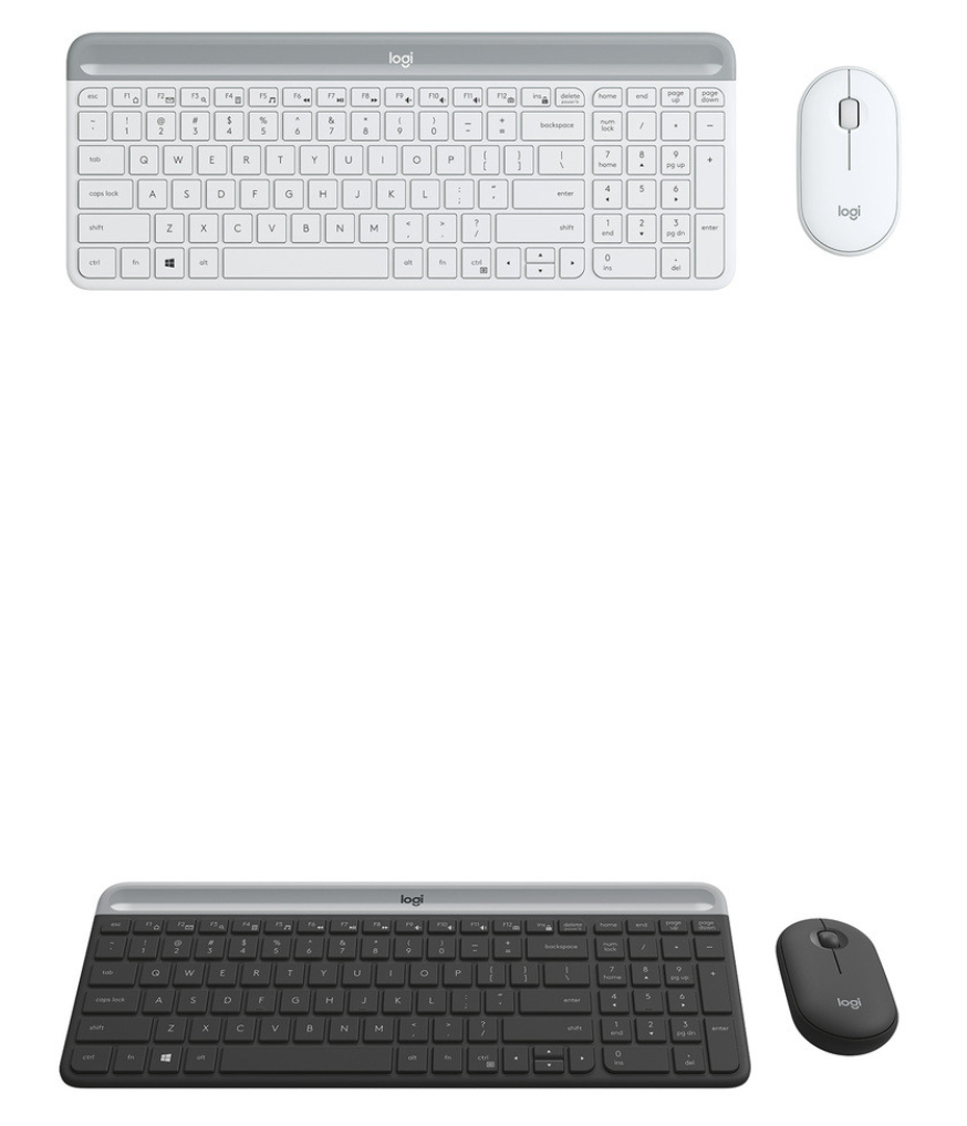 Logitech 무선 슬림 키보드 마우스 세트